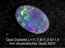 Opal Dublette L=11,7 B=7,9 S=1,9 mm (Australischer Opal)