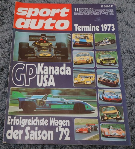 Sport auto 1972 rennwagen - 11/1972,