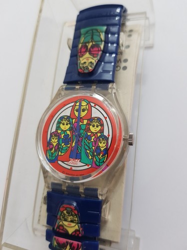 Rar swatch uhr gk204 - swatch, matrioska