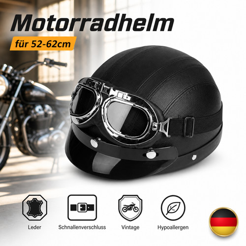 Halbschalenhelm motorradhelm - halbschalenhelm,