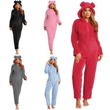 DE Damen Flauschig Overall