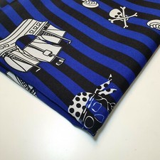 Blau piratenschiff polyester - blau,