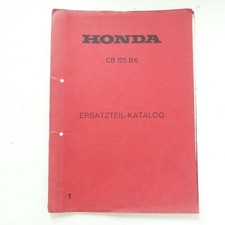 original Honda CB 125 B6 Ersatzteilkatalog Ersatzteilliste Handbuch Teilekatalog