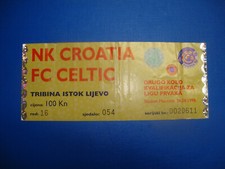 98/99 Ticket NK Croatia Zabreb