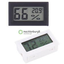 Mini Digital LCD Temperature Luftfeuchtigkeit Thermometer Hygrometer mit Fühler