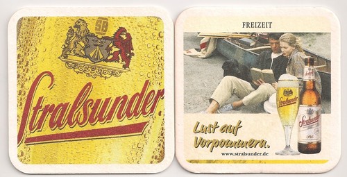 Stralsunder bier bierdeckel - -,