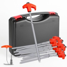 12/24x Zelt Heringe Stahl