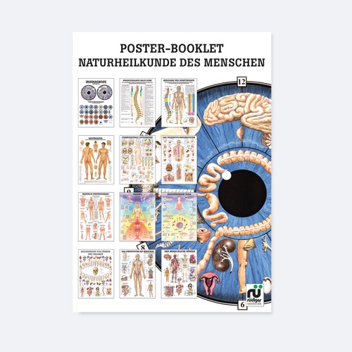Poster booklet naturheilkunde - booklet, "naturheilkunde