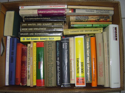 Große kiste bücher - kiste,