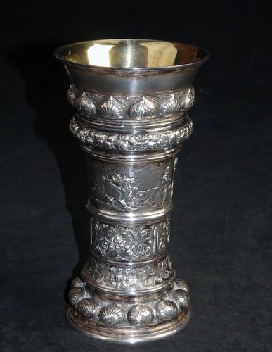Silber pokal jagdszenen - pokal, 800er