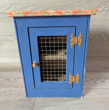 Handverzierte Holz Tischplatte / hängende Eierbox 12 Eier Aufbewahrung Schrank Lesen