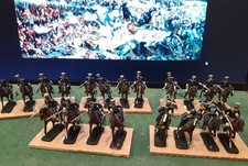 Bemalte Waterloo 1:72 ESCI Set 218 Braunschweiger Lancer 1815 Nr.6