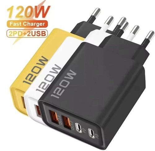 120w usb fach - usb-c, 4-fach