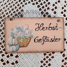 Schild Herbstgeflüster