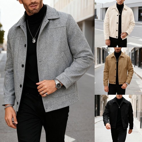 Herren einreiher polyester - einreiher,
