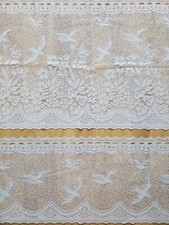 Scheibengardinen Bistrogardinen mit Stangendurchzug Set 76cm edel Neuwertig