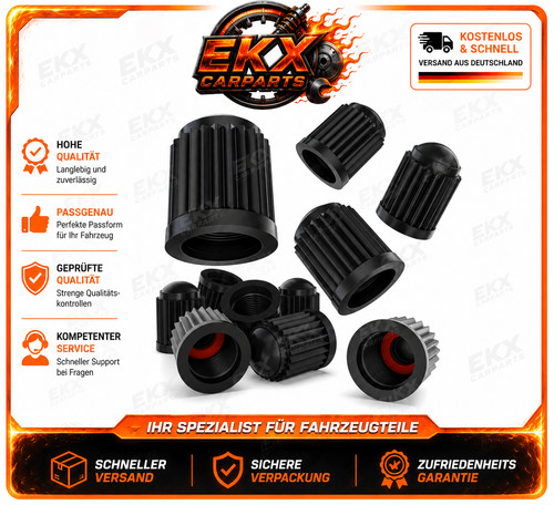 10x ventilkappe kunststoff - 10x,