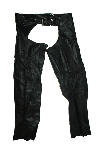 Unik leder chaps l western - unik,