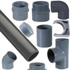 PVC Rohr 32 - 63 mm Verbinder Winkel Kniestück Muffe T-Stück Fitting Fittings