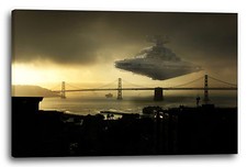 Lein-Wand-Bild: Star Wars
