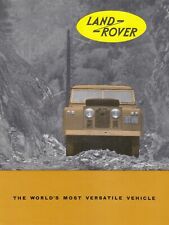 LAND ROVER Truck Canvas Wagon Hardtop Oldtimer Original Prospekt Brochure 95