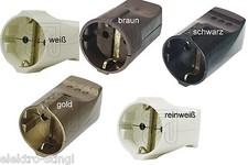 Schukokupplung Kupplung Schuko weiß braun schwarz gold reinweiß Standardkupplung
