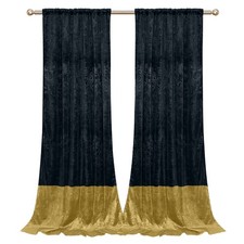 2 Stk Samt Vorhang