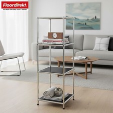 Metallregal, 4-stöckiges