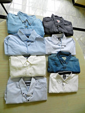 7 Langarm Hemden Grösse M Hilfiger Levis Olymp devided Paket Herren