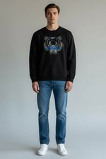 Kenzo herren pullover - pullover, schwarz
