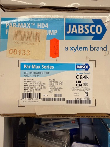 Jabsco druckwasserpumpe par - jabsco,