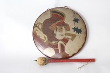 Gong Japan Tempel Gong Feng Klangschale reich dekoriert 