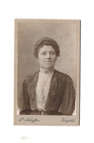 Cdv foto damenportrait - foto,