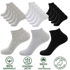 10 bis 50 Paar Sneaker Socken