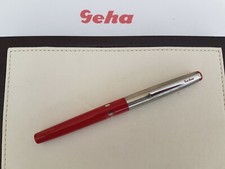 GEHA 711 "A" rot Füllhalter Schulfüller Füller 70er / 80er Vintage