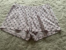 bpc Pyjamashorts Gr. 40/42 | Rosa Tierköpfe Muster | Schlafshorts Baumwolle