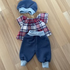 Handmade Niedliche Puppen Kleidung Set, 3-teilig, für Babypuppen 43cm