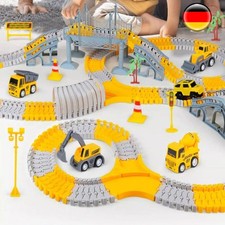 Baustellen-Autorennbahn mit