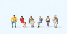 Sitzende personen figuren - personen,, 6