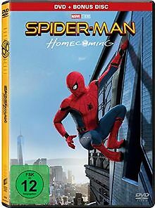 Spider man homecoming dvd - homecoming, +