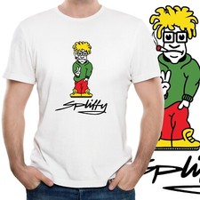 T-Shirt SPLIFFY Retro 90er Jahre Raver Eclipse Unisex Herren Damen T-Shirt Peace Smoke Weed