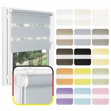Duo-Rollo Doppelrollo Fensterrollo Klemmfix ohne Bohren ZebraRollo ROLLMAXXX®