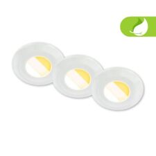 3er Set LED Bad Einbaustrahler