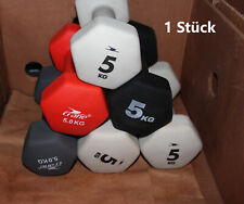 5 kg KURZHANTEL Vinyl soft Fitness Gymnastik Hantel Gewicht weights bunt
