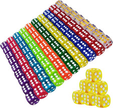 100 transparente 6-seitige