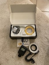 RF-550D Macro 48 LED Ring Blitzlicht für DSLR inkl. Macro Zwischenringe 