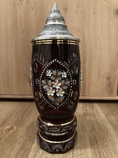 Glaskrug Überfang Henkelkrug