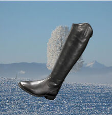 Thermo Reitstiefel Blizzard mit Lammfell, Euroriding Winter Leder Reitstiefel 