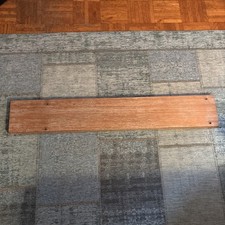 Mahagoni Holz Bootsbau Bohle Messergriffe Drechselholz Brett, 109 x 18 x 2,6 cm