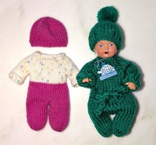 Ältere Schildkröt Puppe 16 cm Strampelchen mit Originalkleidung